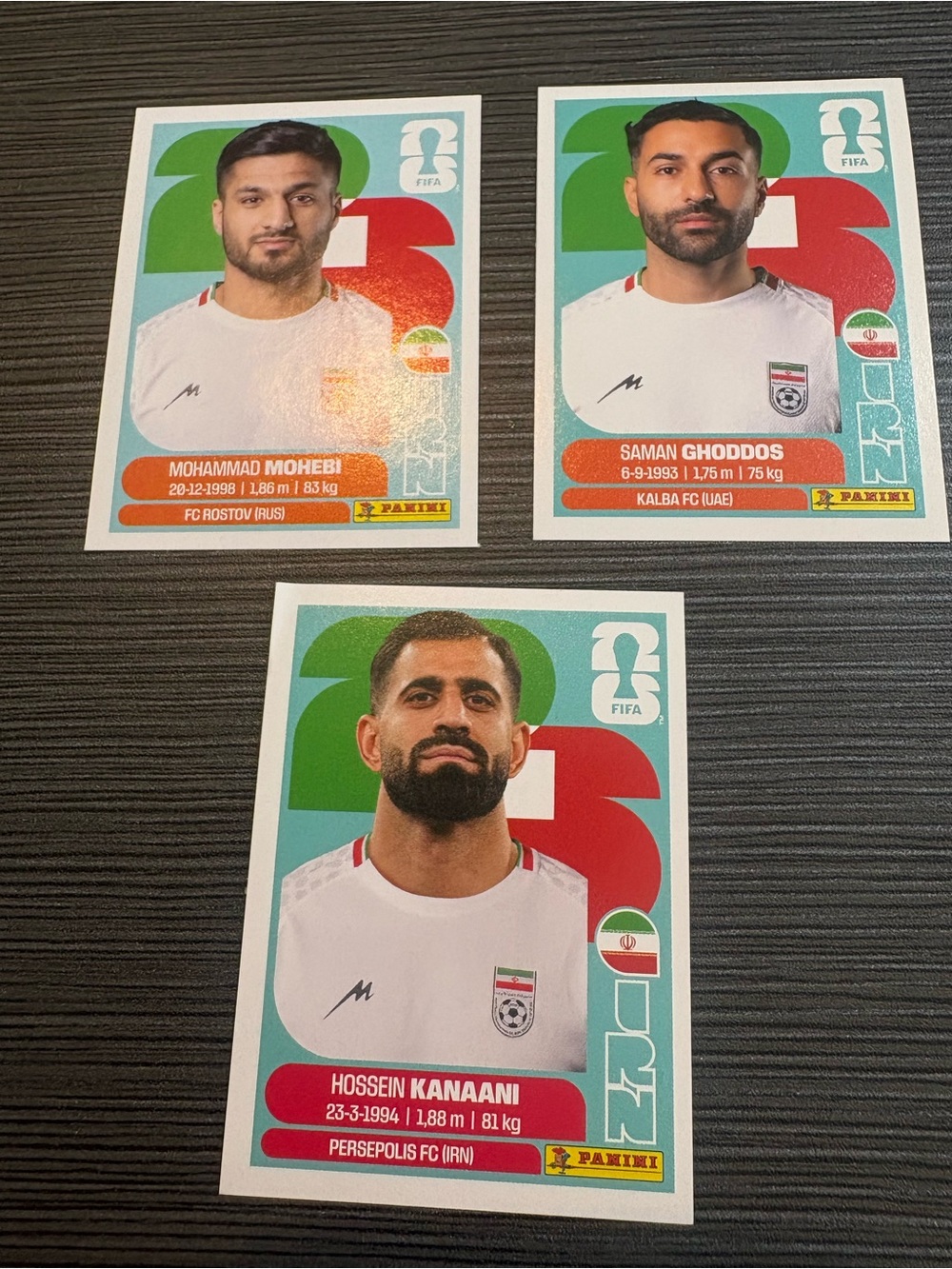 Panini FIFA World Cup 2026 - Iran Player Sticker